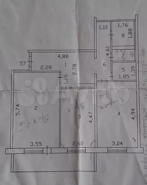 2-к. квартира, 69 м, 3/10 эт. - Фото 0