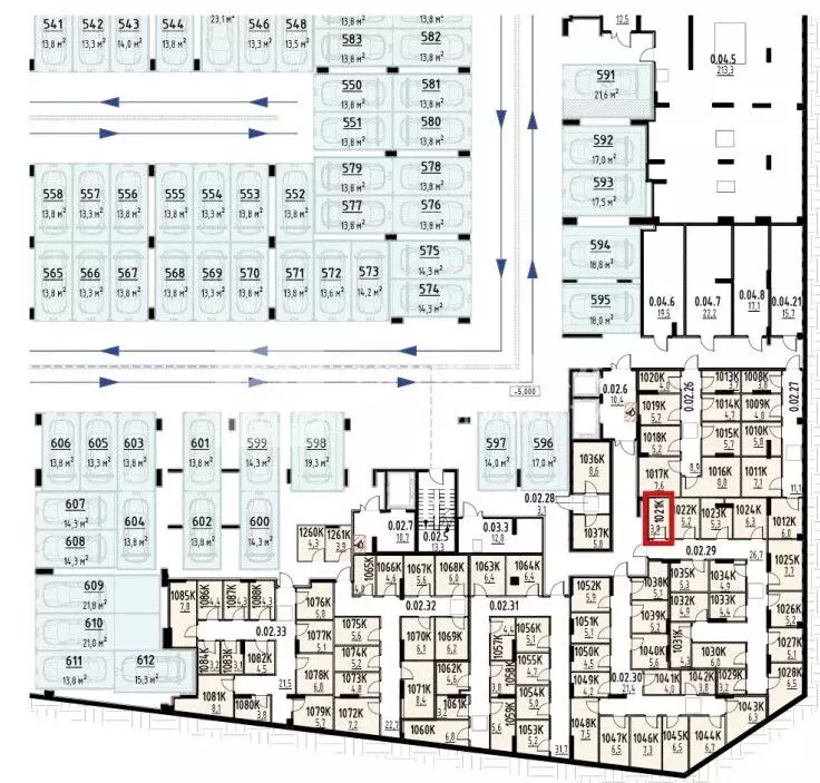 Гараж в Москва Вивальди кв-л, Клубный Город на Реке Примавера жилой ... - Фото 2