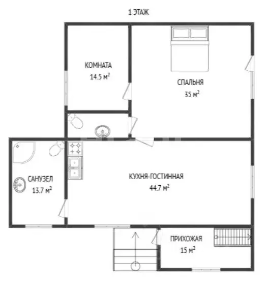 Дом в Краснодарский край, Новороссийск Цемдолина тер., ул. Горького, ... - Фото 2
