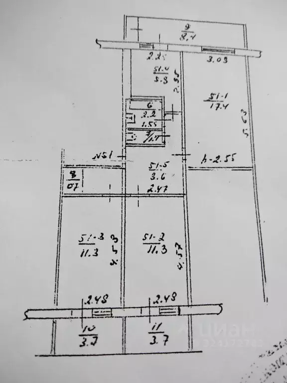 3-к кв. Крым, Ялта ул. Киевская, 86 (74.2 м) - Фото 1
