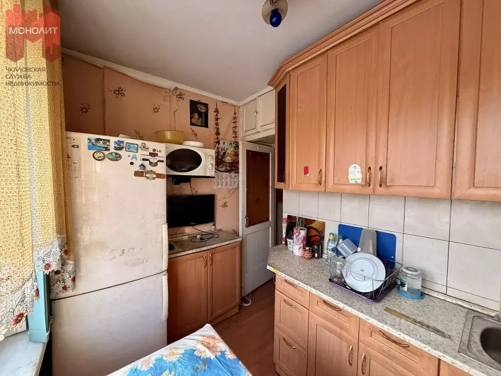 2-к кв. Московская область, Щелково Щелково-3 мкр, ул. Институтская, ... - Фото 2