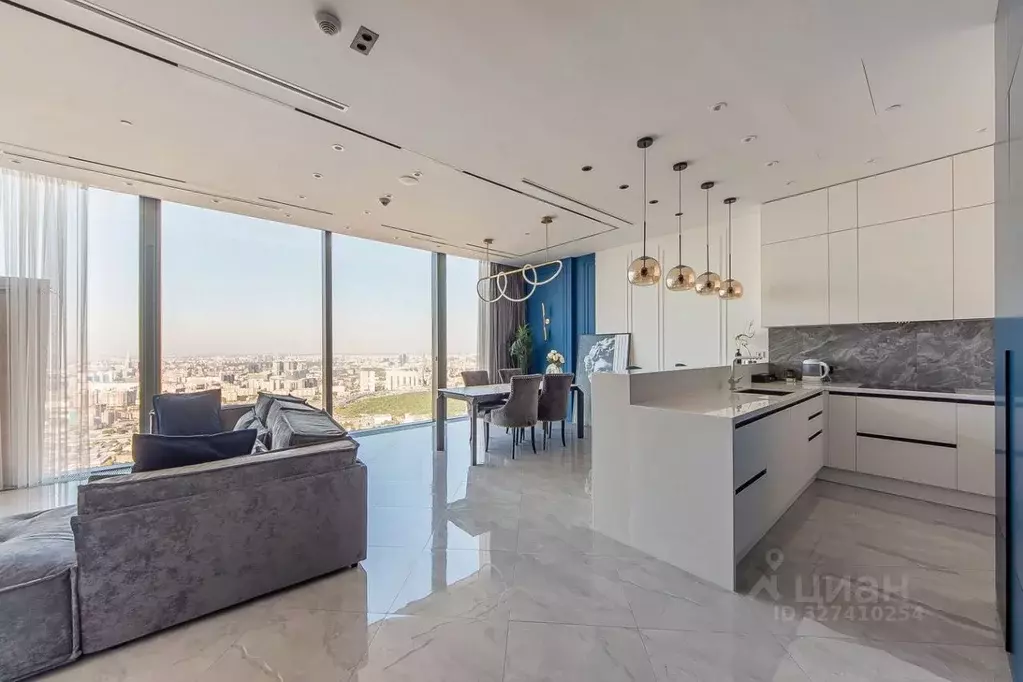 2-к кв. Москва 1-й Красногвардейский проезд, 22с2 (90.0 м) - Фото 2