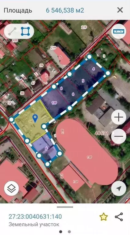 Участок в Хабаровский край, Хабаровск Планерный пер., 4 (65.0 сот.) - Фото 1