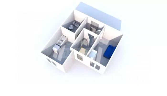 2-к кв. Оренбургская область, пос. Саракташ ул. Мира, 203 (36.5 м) - Фото 2