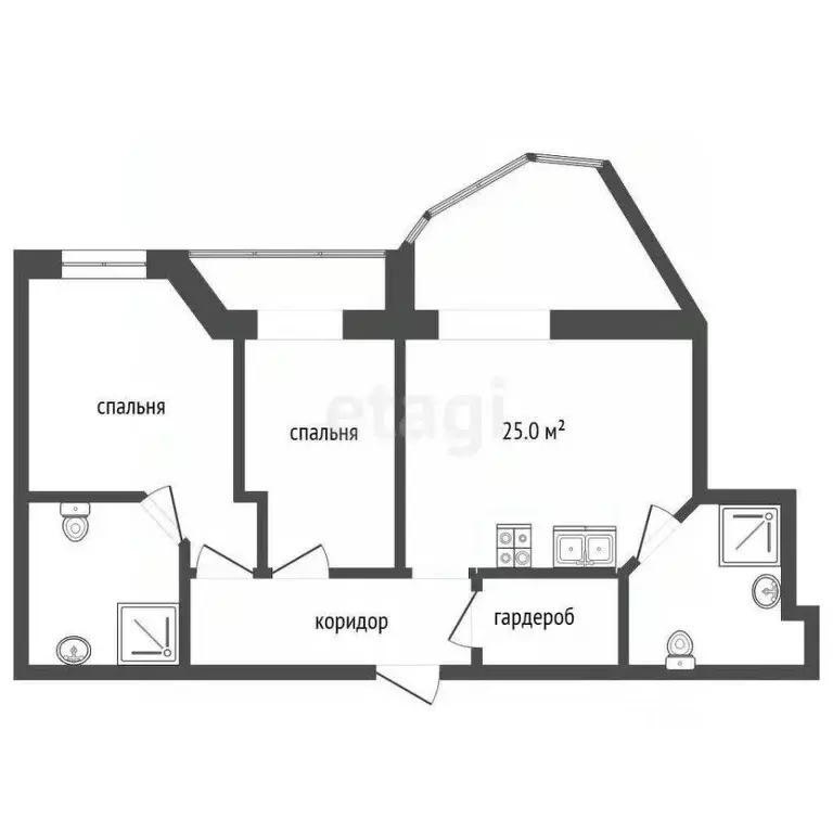 2-к кв. Московская область, Серпухов ул. Фирсова, 3 (84.2 м) - Фото 2