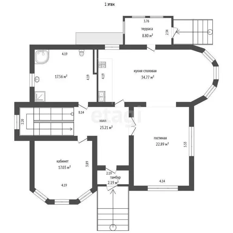 Дом в Луховицы, микрорайон Молодёжный, Изумрудная улица (192.2 м) - Фото 2