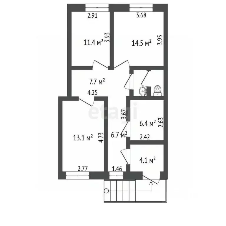 Офис в Вологодская область, Вологда Сухонская ул., 1 (68 м) - Фото 2
