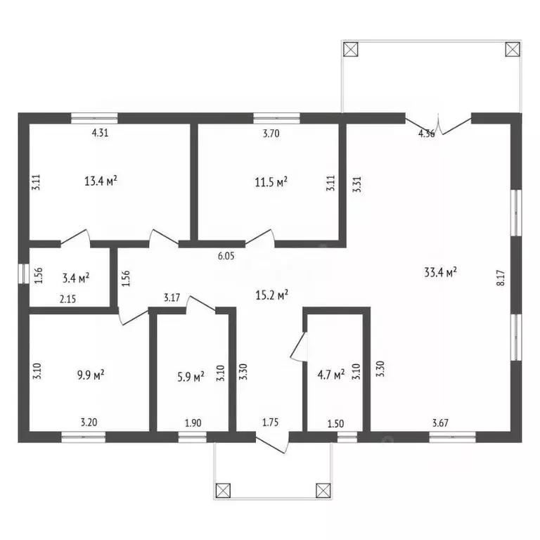 Дом в Краснодарский край, Крымский район, с. Молдаванское ул. ... - Фото 2
