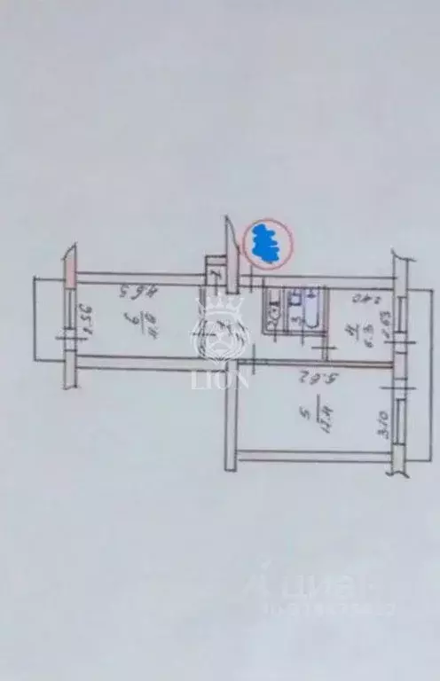 2-к кв. Крым, Алушта муниципальный округ, с. Рыбачье ул. Центральная, ... - Фото 2