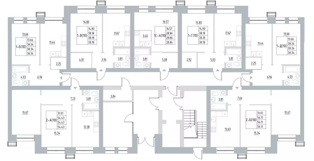 2-к кв. Пермский край, Пермь Рионская ул., 4А (56.11 м) - Фото 2
