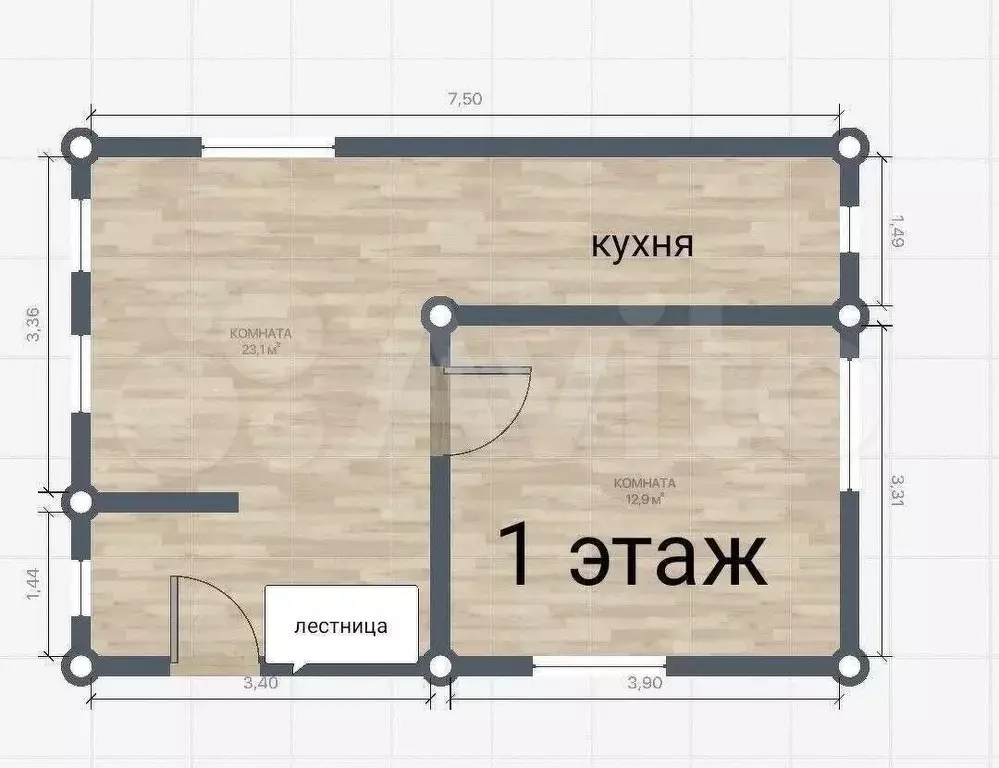 Дача 60 м на участке 6 сот. - Фото 0
