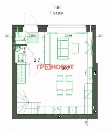 Таунхаус в Новосибирская область, Новосибирский район, Мичуринский ... - Фото 1