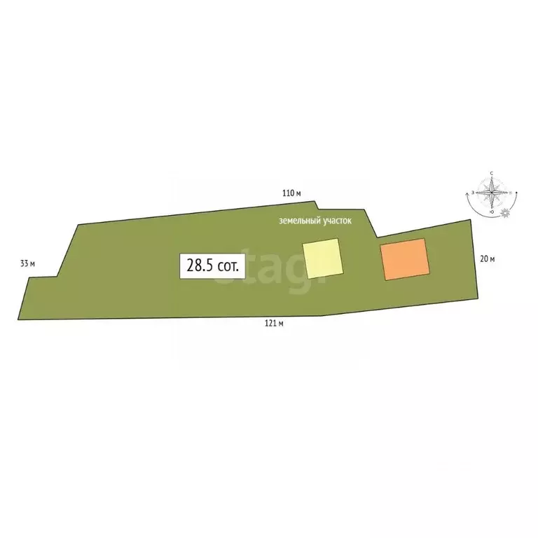 Дом в Алтайский край, Алтайский район, Айский сельсовет, с. Ая ул. ... - Фото 2