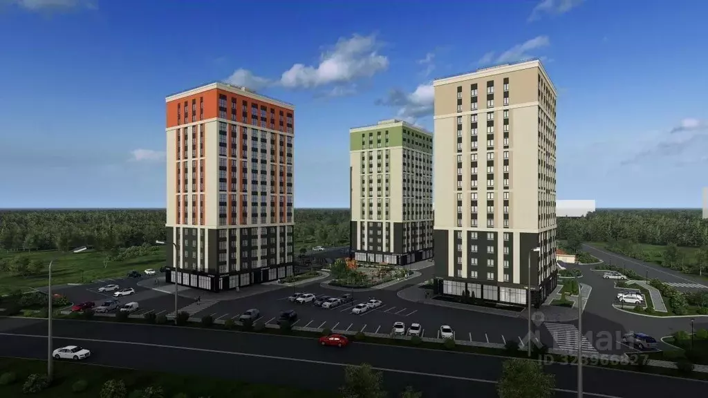 1-к кв. Брянская область, Брянск Школьный жилой комплекс (45.55 м) - Фото 2