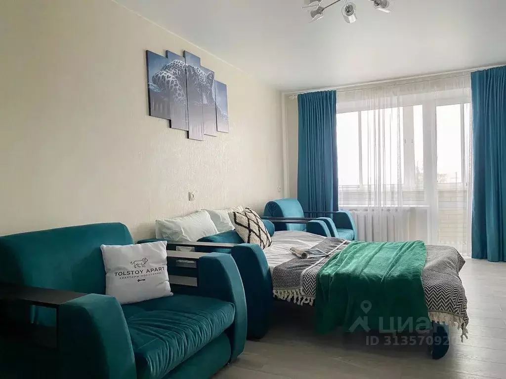1-к кв. Тульская область, Тула ул. Калинина, 26к2 (35.0 м) - Фото 1