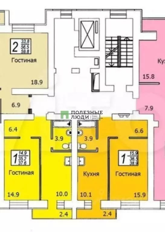 1-к кв. саратовская область, саратов огородная ул, 75а (36.5 м) - Фото 1