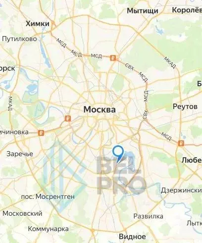 Торговая площадь в Москва просп. Андропова, 21 (182 м) - Фото 1