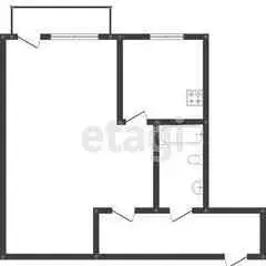 Квартира, студия, 28.8 м - Фото 1