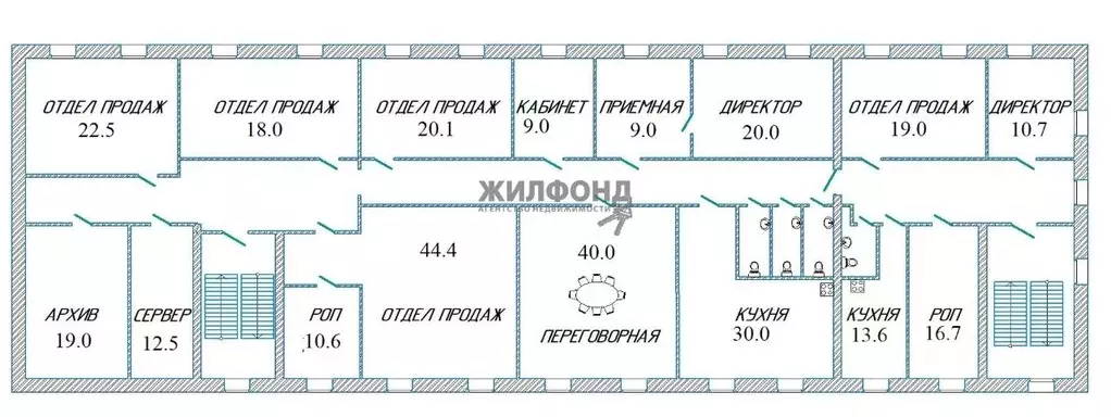 Офис в Новосибирская область, Новосибирск Бердское ш., 61 (428 м) - Фото 1