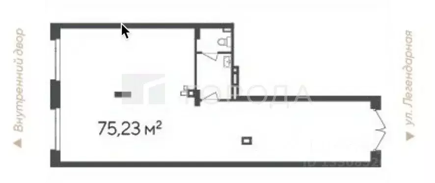 Офис в Новосибирская область, Новосибирск Кедровая ул., 79 (75 м) - Фото 2