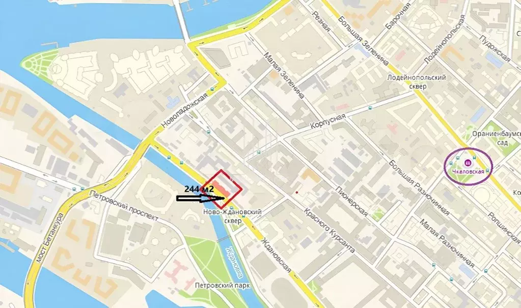 Офис в Санкт-Петербург Ждановская ул., 33а (244 м) - Фото 2