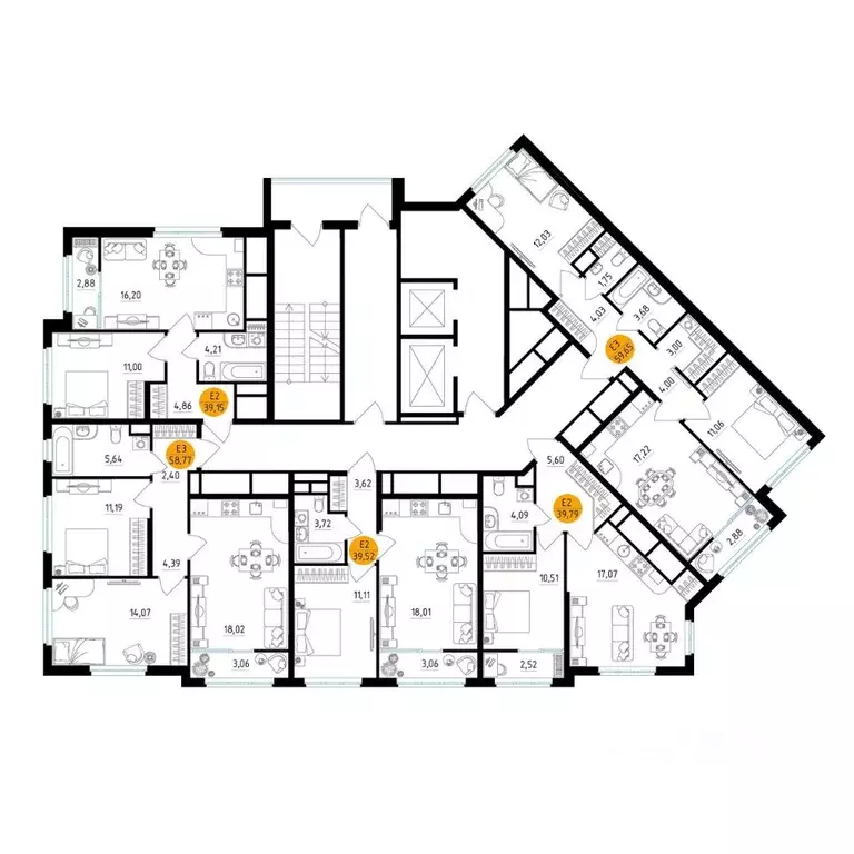 1-к кв. Рязанская область, Рязань ул. Земнухова (39.15 м) - Фото 1