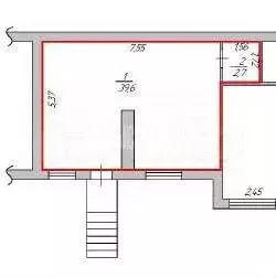 Продам офисное помещение, 42.3 м - Фото 0