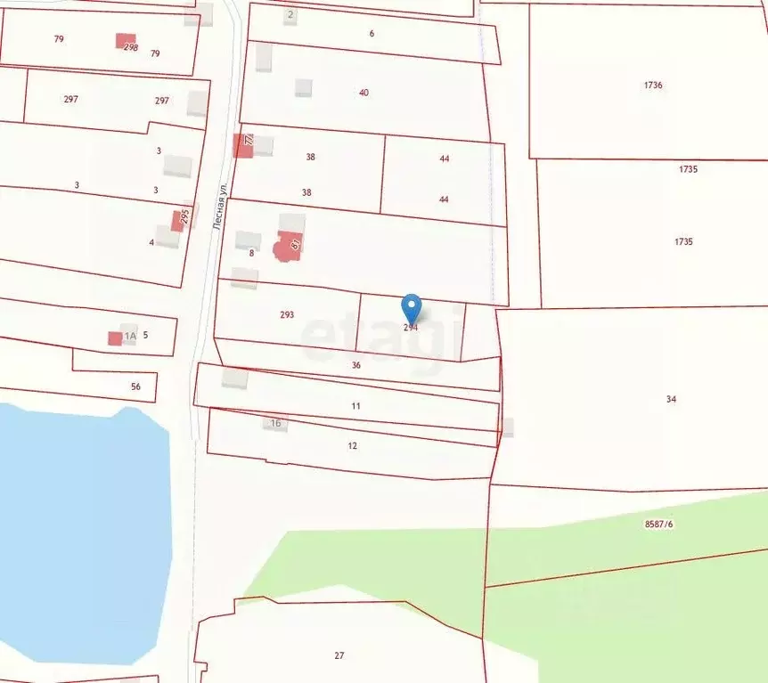 Участок в Татарстан, Высокогорский район, Семиозерское с/пос, пос. ... - Фото 2