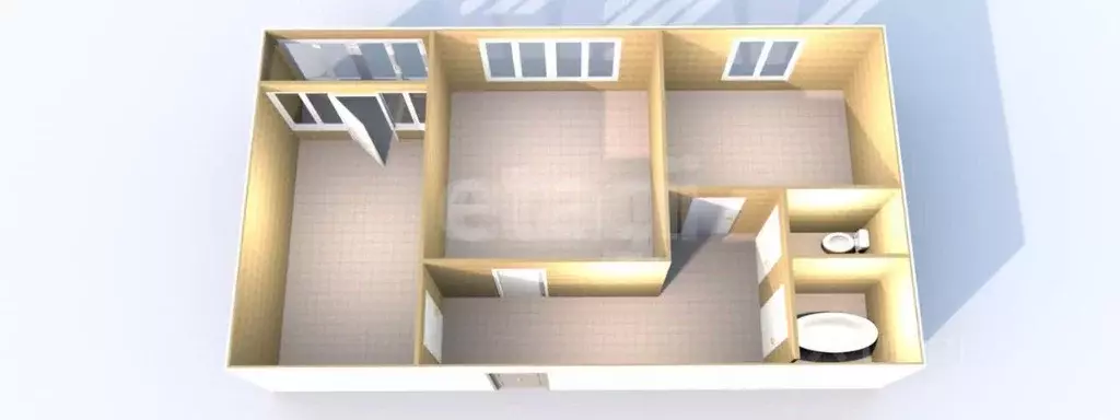 2-к кв. Сахалинская область, Южно-Сахалинск Комсомольская ул., 251 ... - Фото 1