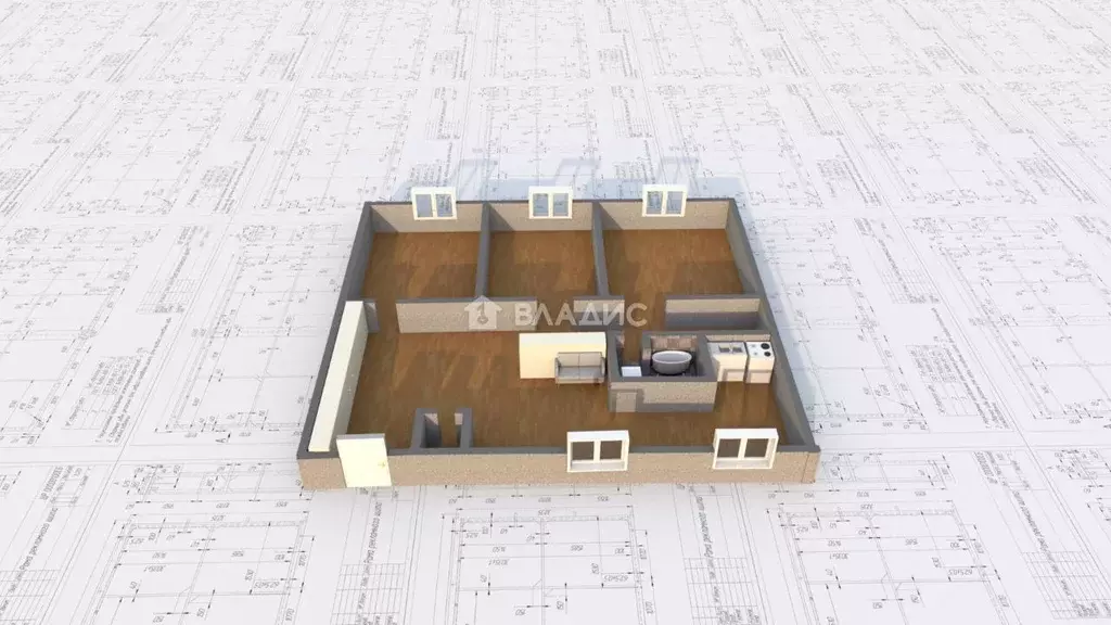 3-к кв. Иркутская область, Ангарск 1-й кв-л, 19 (108.0 м) - Фото 2