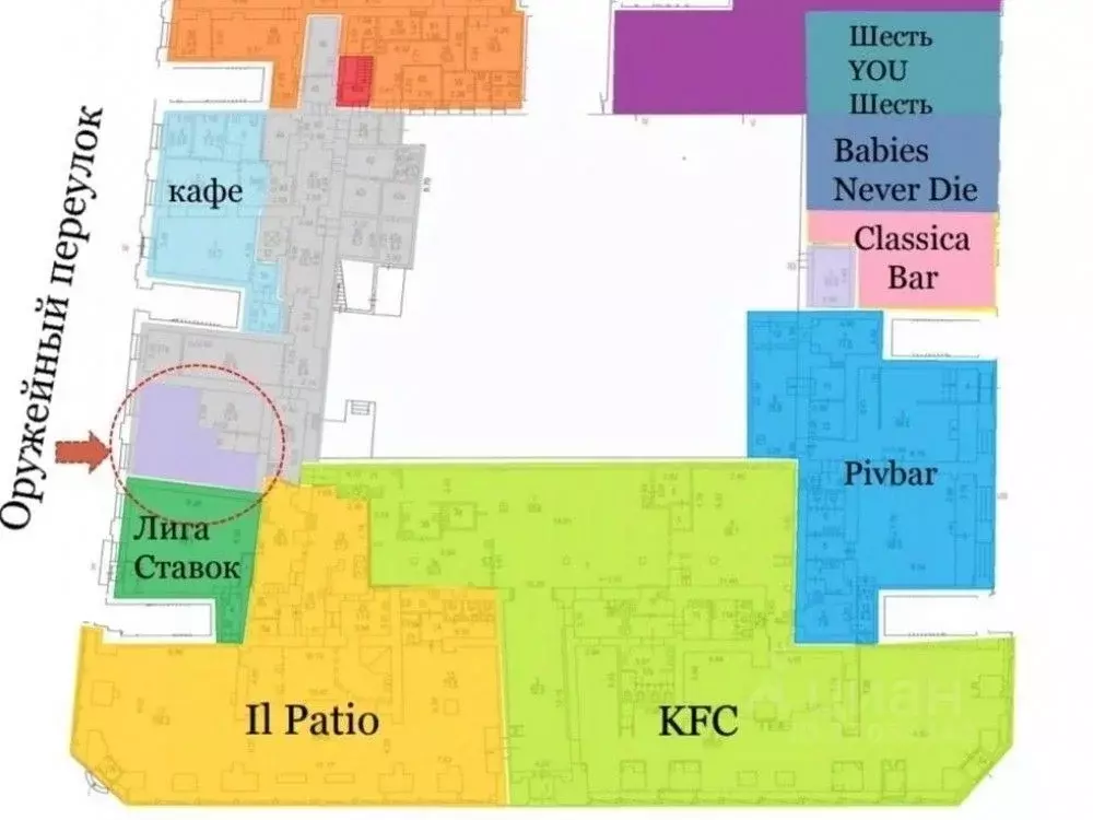 Торговая площадь в Москва 1-я Тверская-Ямская ул., 2С1 (149 м) - Фото 2