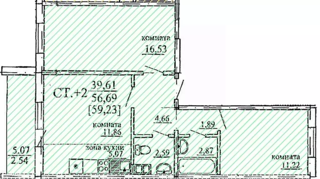 3-к кв. Челябинская область, Челябинск ул. Кулибина (59.23 м) - Фото 0