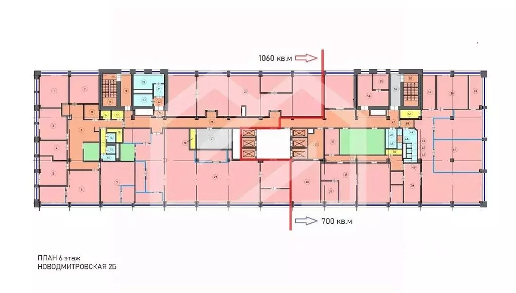 Помещение свободного назначения в Москва Новодмитровская ул., 2Б (708 ... - Фото 2