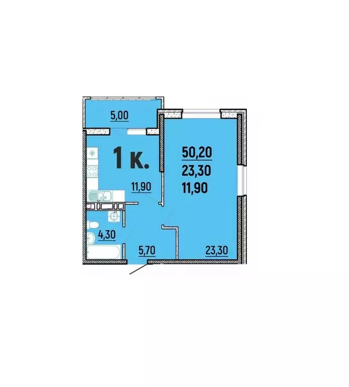 1-к кв. Краснодарский край, Туапсинский муниципальный округ, с. Агой ... - Фото 1