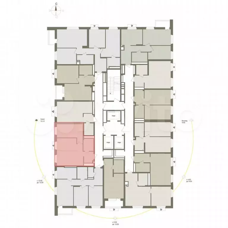 1-к. квартира, 48,4 м, 25/25 эт. - Фото 1