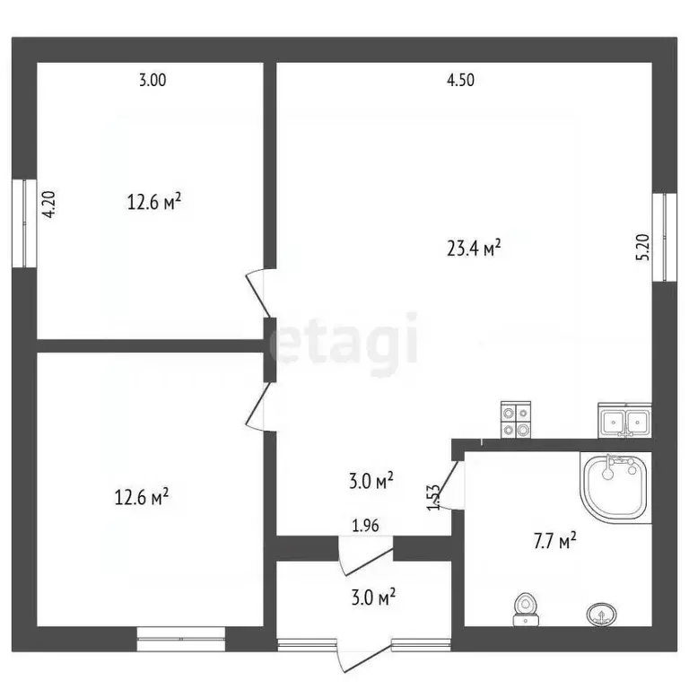 Дом в Тюменская область, Тюмень Якорь садовое товарищество, ул. ... - Фото 2
