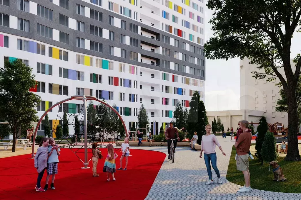 2-к. квартира, 65,5 м, 9/19 эт. - Фото 1