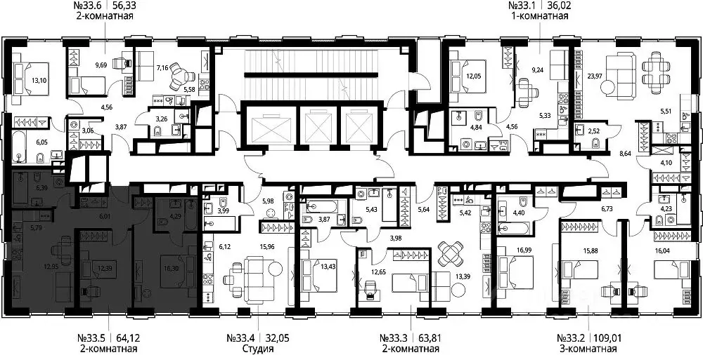 2-к кв. Москва Ильменский проезд (64.49 м) - Фото 1