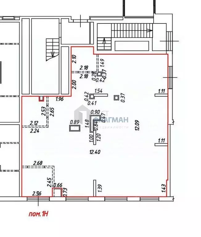 Помещение свободного назначения в Москва ул. Братьев Бромлей, 5к1 (40 ... - Фото 2