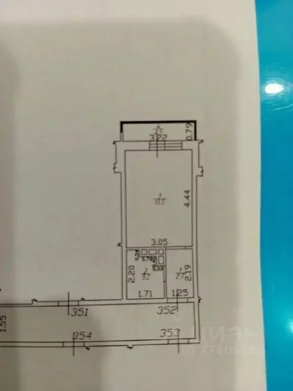 Студия Краснодарский край, Краснодар ул. Евгении Жигуленко, 13к2 (19.4 ... - Фото 2