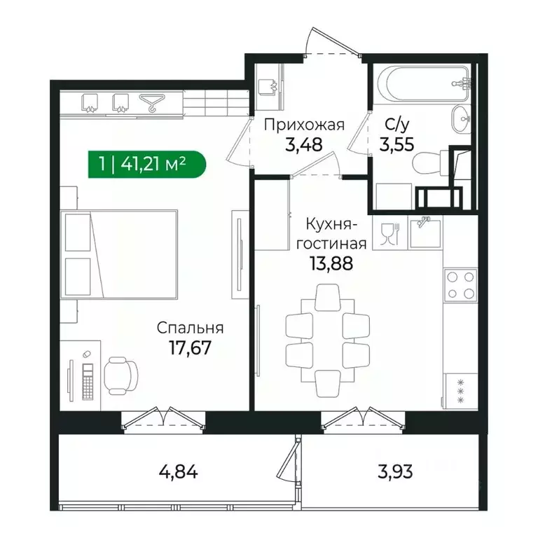 1-к кв. Ленинградская область, Сертолово Всеволожский район, ... - Фото 1