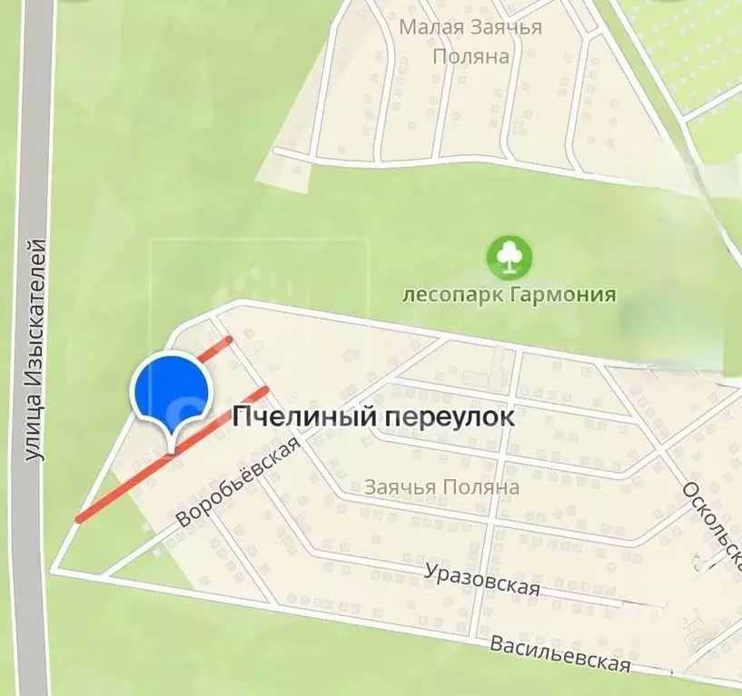 Участок в Воронежская область, Воронеж пер. Пчелиный (7.99 сот.) - Фото 1