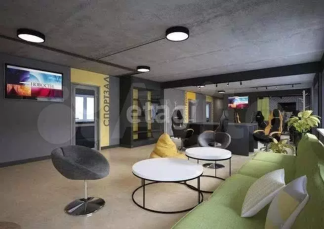 Апартаменты-студия, 18,5 м, 4/5 эт. - Фото 1