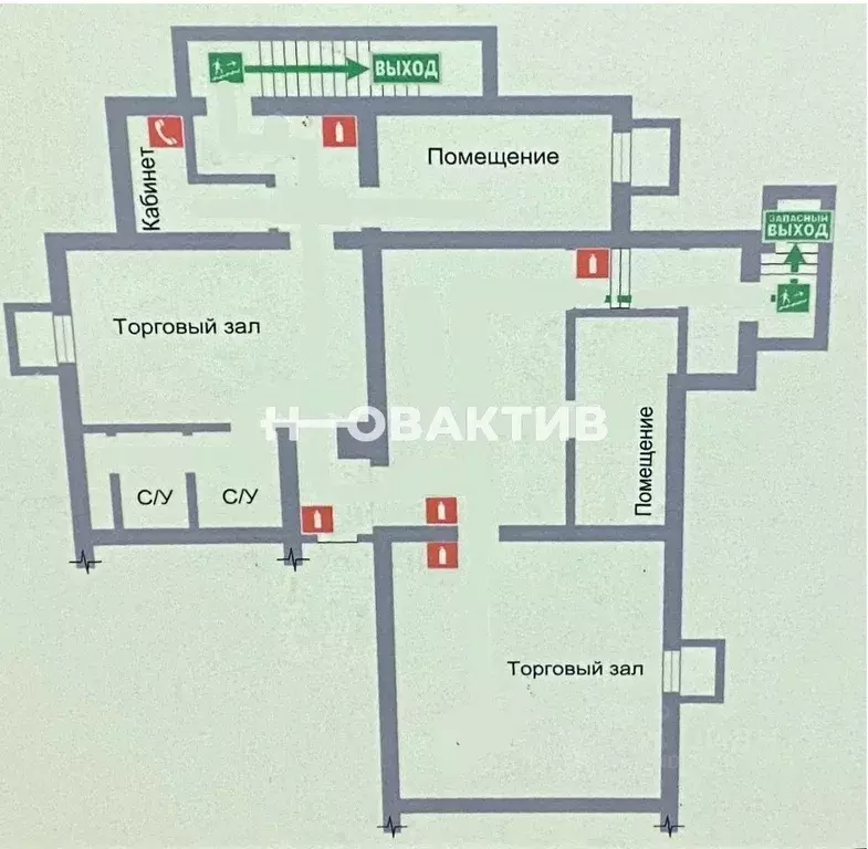 Помещение свободного назначения в Новосибирская область, Новосибирск ... - Фото 1