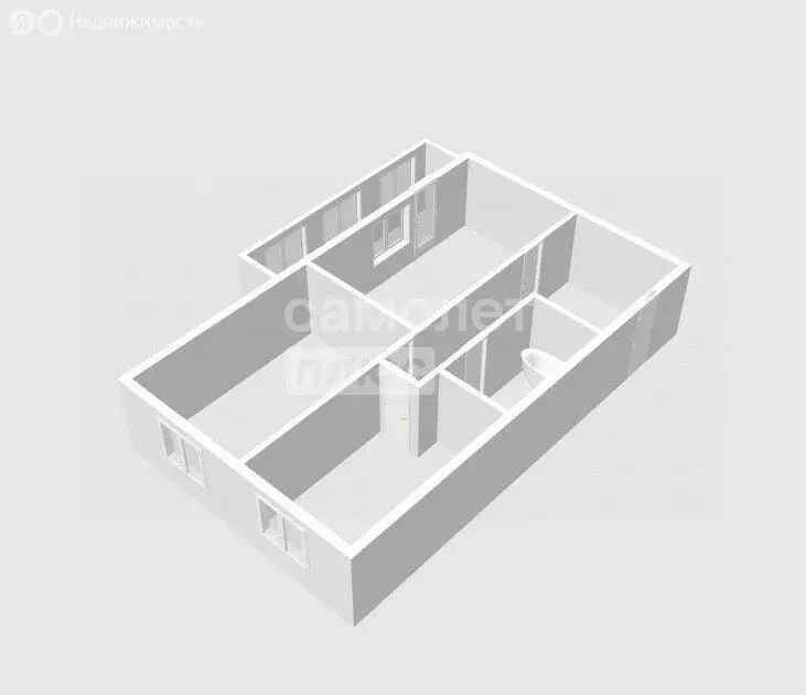 2-комнатная квартира: Пермь, Вагонная улица, 27 (57.4 м) - Фото 0