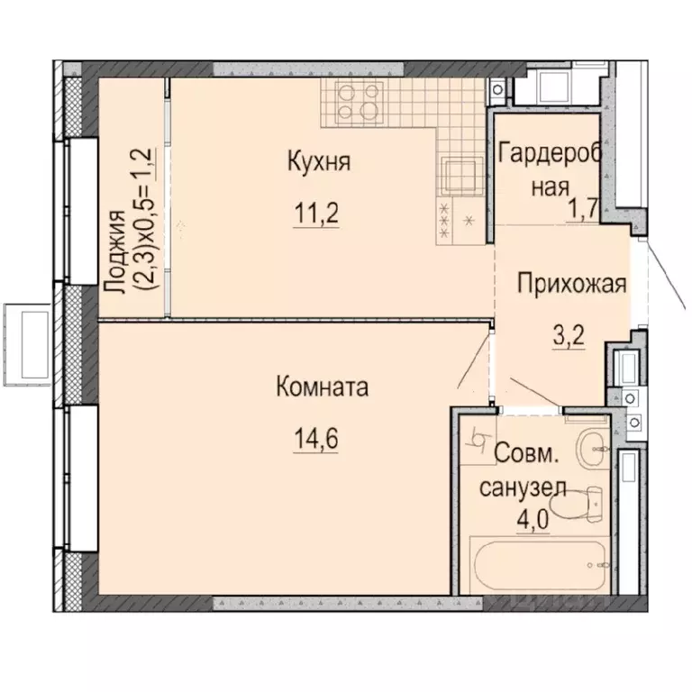 1-к кв. Удмуртия, Ижевск Ракетный жилрайон, 3-й мкр,  (36.2 м) - Фото 0