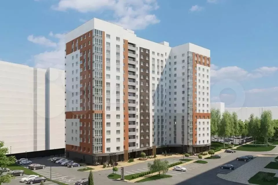 1-к. квартира, 44 м, 6/16 эт. - Фото 0
