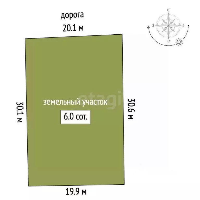Участок в Крым, Симферопольский район, Чистенское с/пос, Ивушка ... - Фото 2