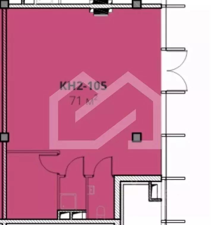 Помещение свободного назначения в Москва ул. Гастелло, 30 (71 м) - Фото 2