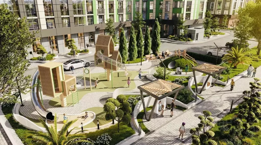 1-к кв. Краснодарский край, Сочи КСМ мкр, ул. Труда, 33 (40.0 м) - Фото 1